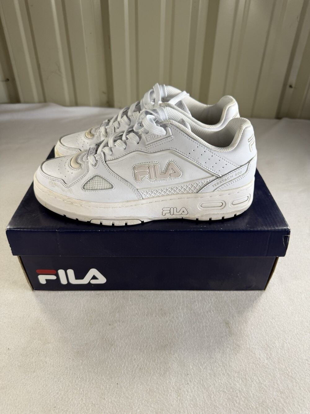 FILA Teratach 600 Men's Trainers White Size 9 With Box